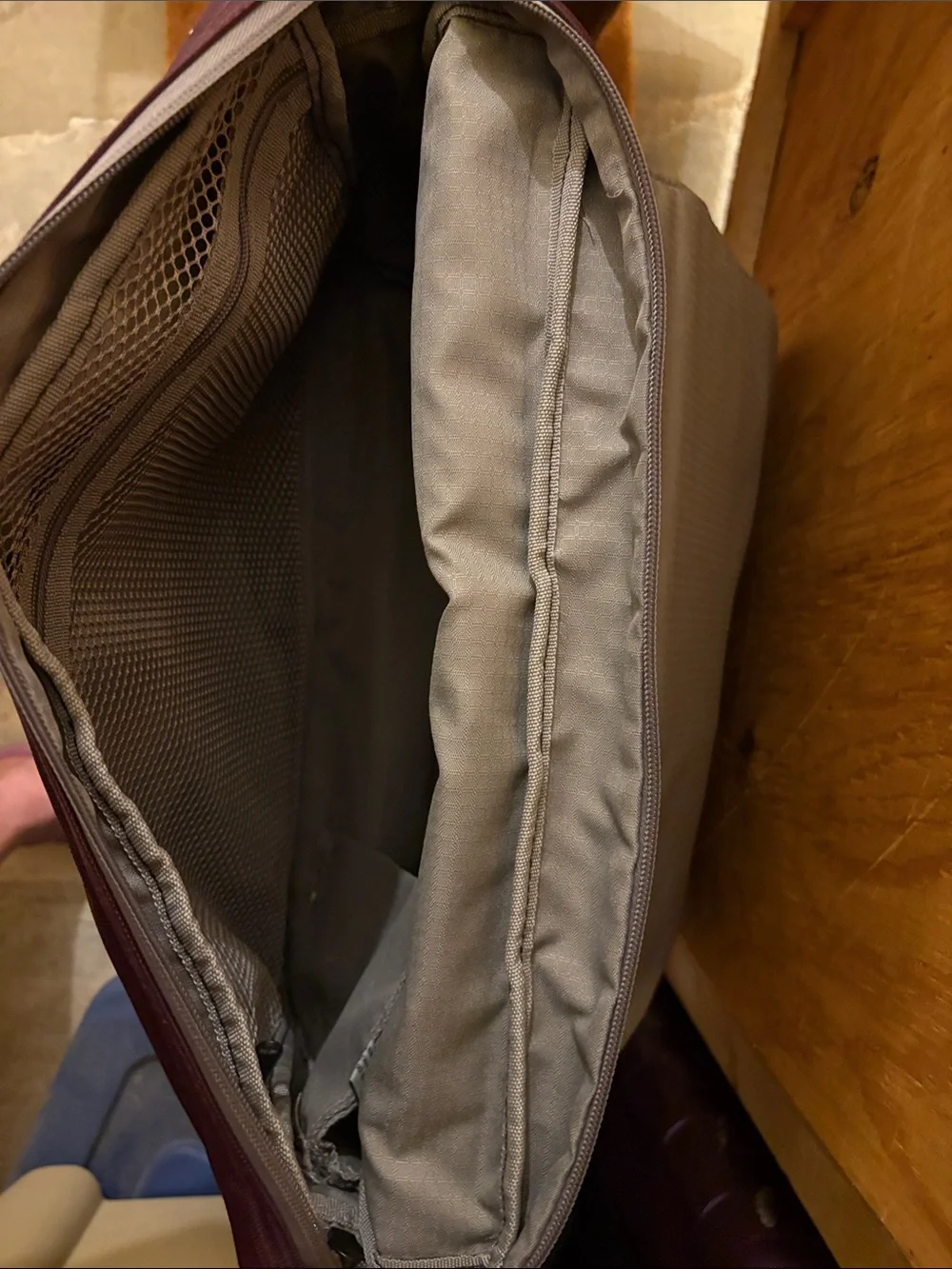 Purple & Grey Laptop Bag